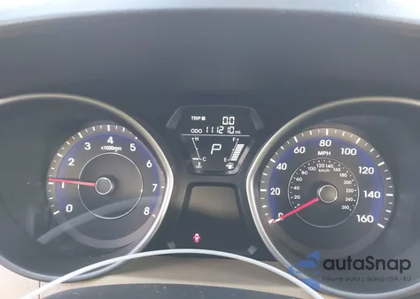 2013 Hyundai Elantra Gls z USA, uszkodzony, nr VIN 5NPDH4AE5DH451137